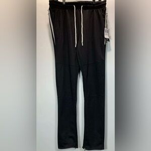 TRUE BORN TRACK PANTS Men's Style-TF501 Color Black Size XL